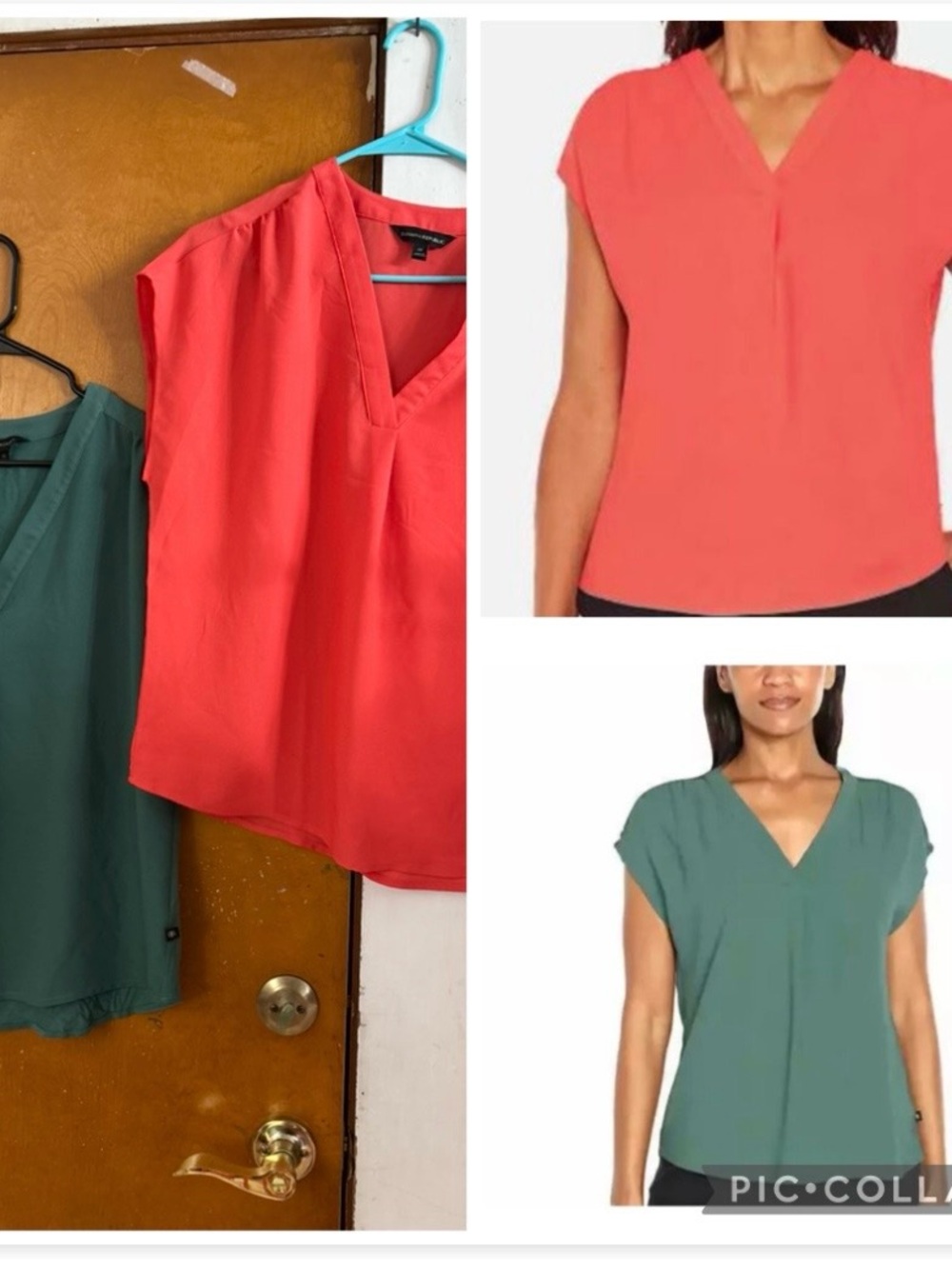 Banana Republic summer blouses tanks  2 count